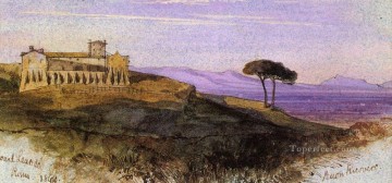 ローマのコンパーニャの眺め エドワード・リア Oil Paintings
